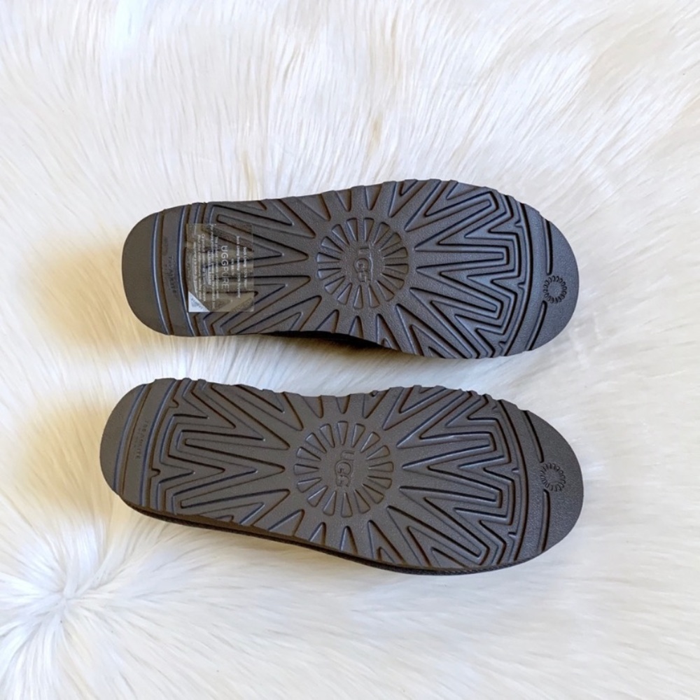 UGG Dark Grey Dex Water Resistant Suede Loafers - Picture 7 of 7